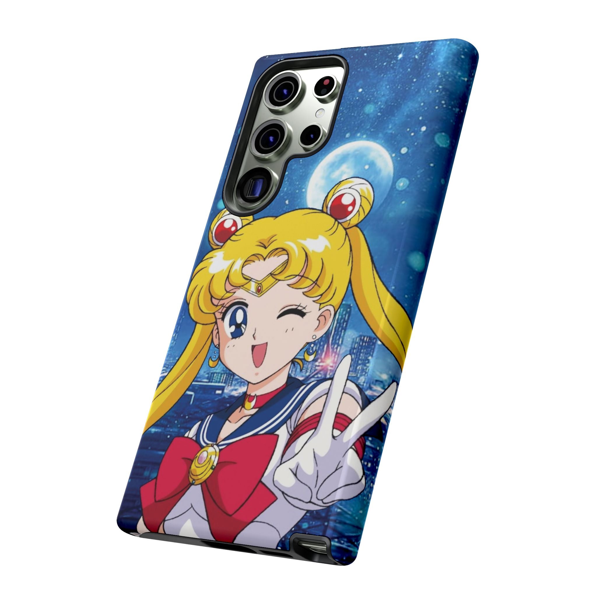 Blue S Moon Tough Case for iPhone, Galaxy, or Google Pixel