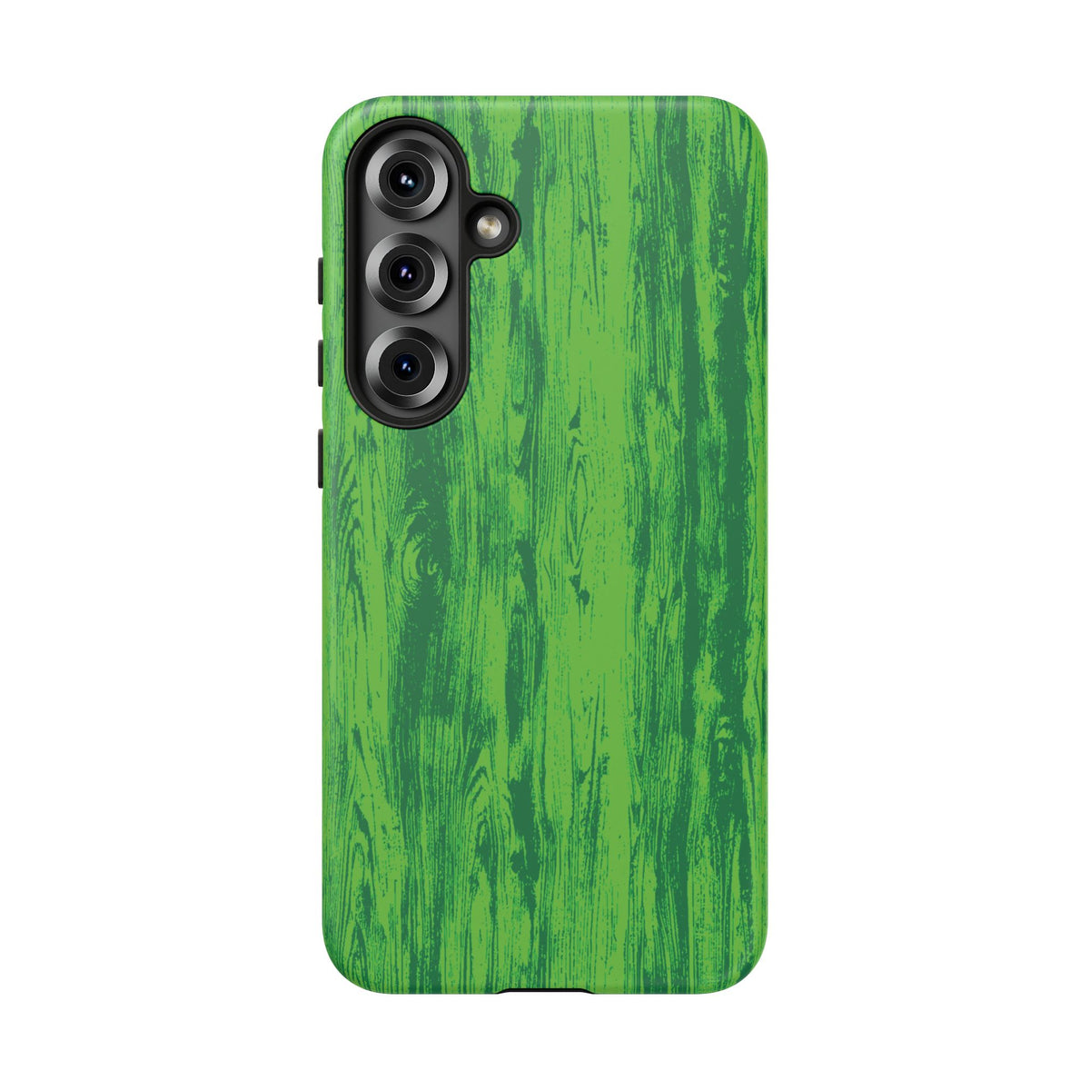 Neon Green Wood Tough Phone Case iPhone, Galaxy, or Google Pixel