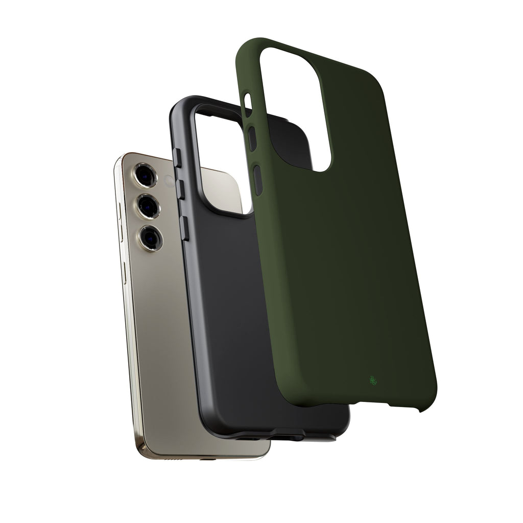 Olive Green Tough Phone Case for iPhone, Galaxy and Google Pixel