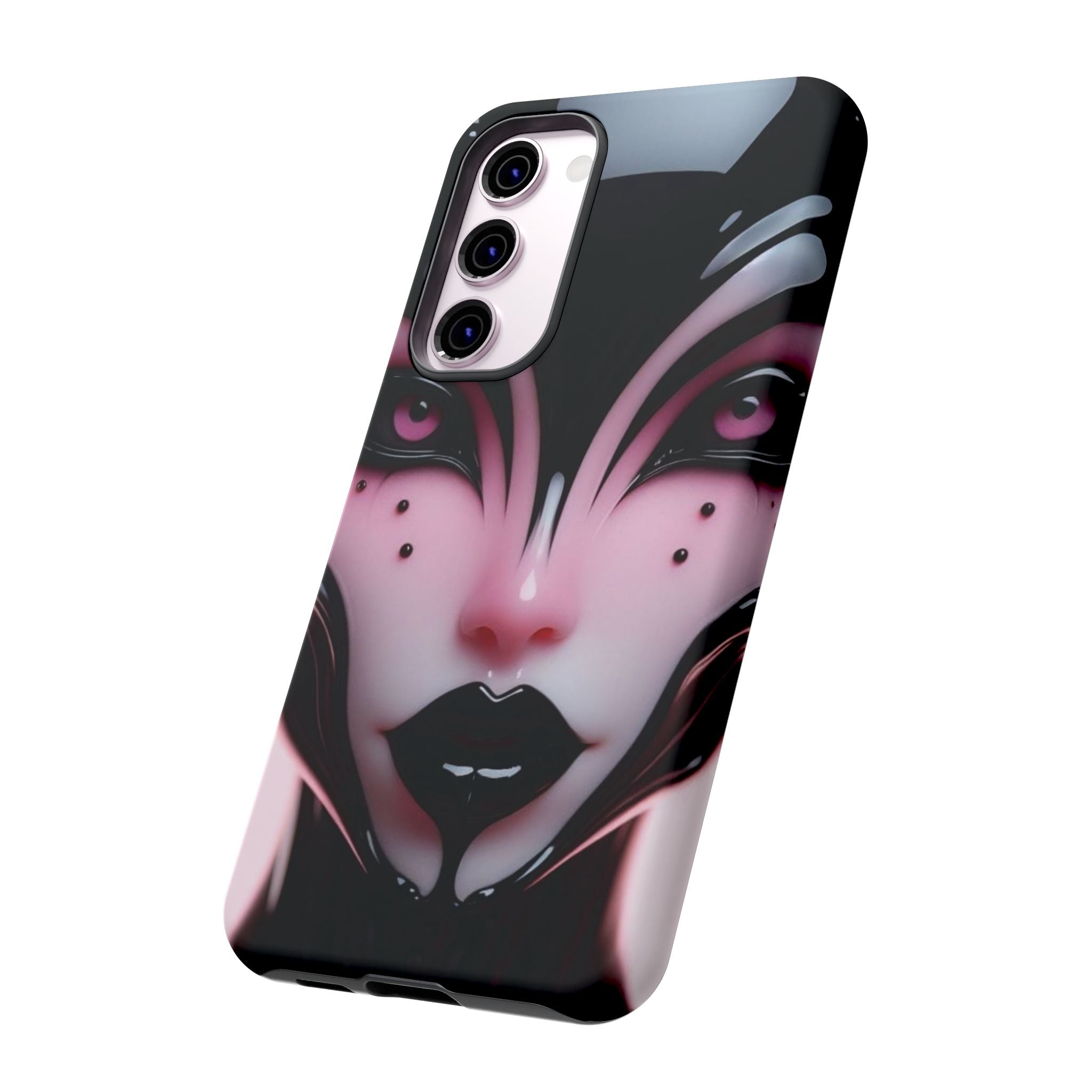 Pink Alien Tough Phone Case for iPhone, Galaxy, or Google Pixel