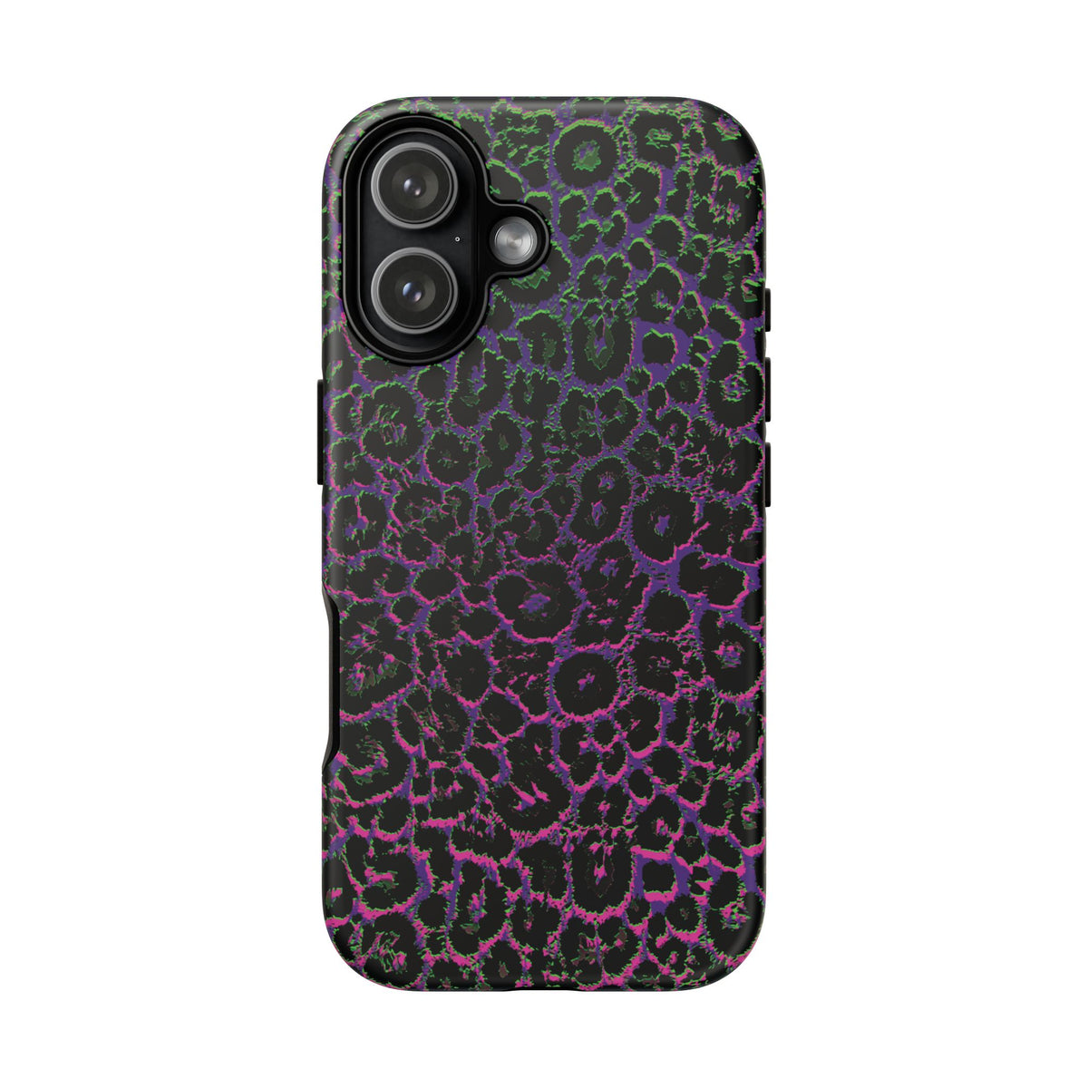 Colorful Leopard Tough Phone Case for iPhone, Galaxy, or Google Pixel