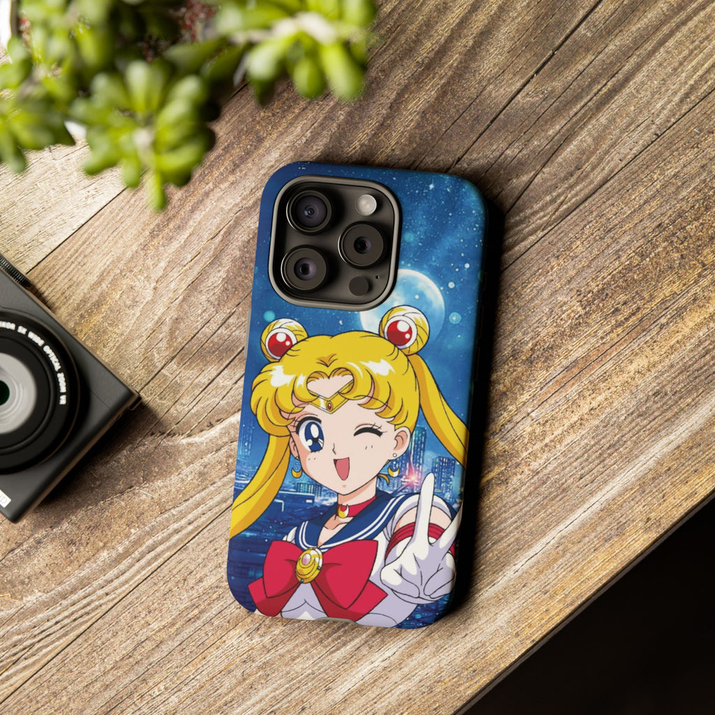Blue S Moon Tough Case for iPhone, Galaxy, or Google Pixel