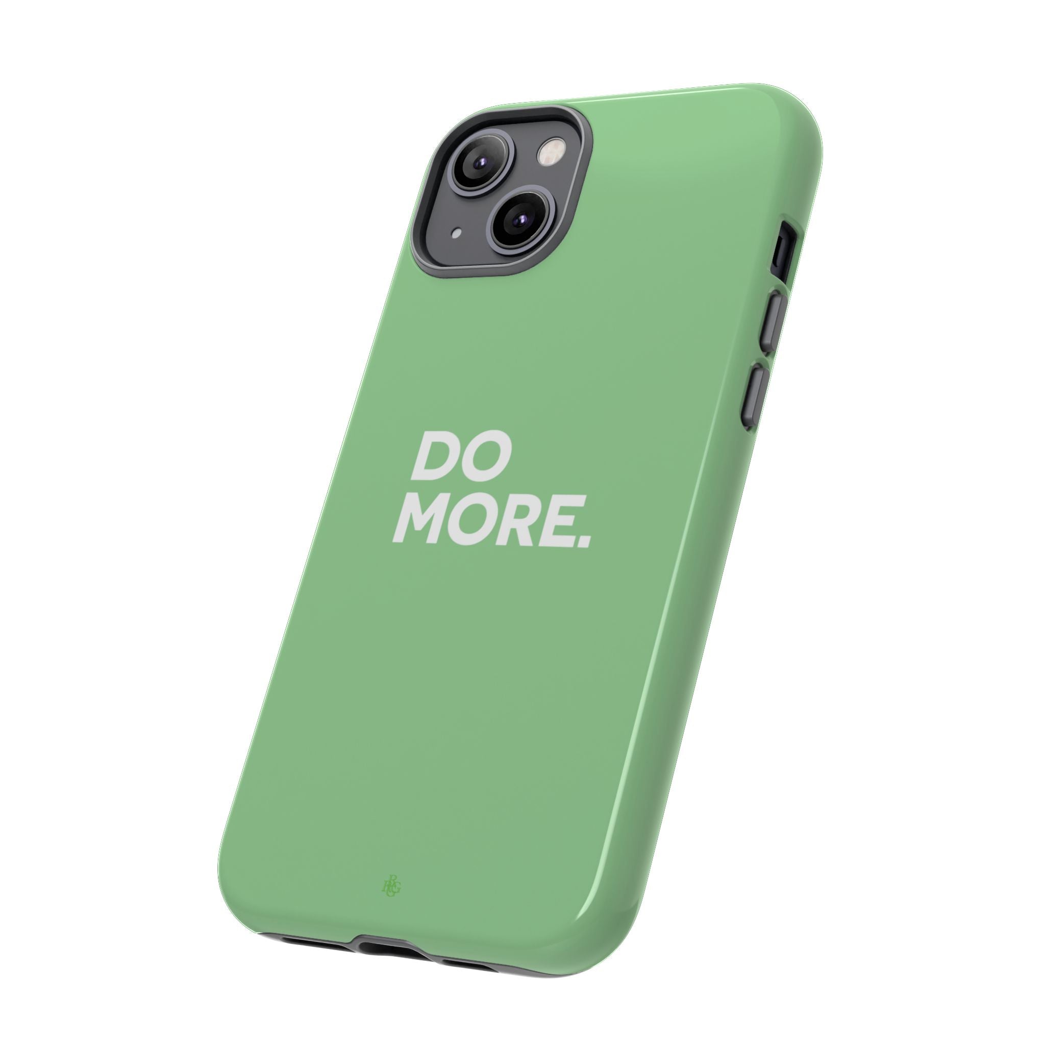 Do More Mint Green Tough Phone Case for iPhone, Galaxy,or Google Pixel