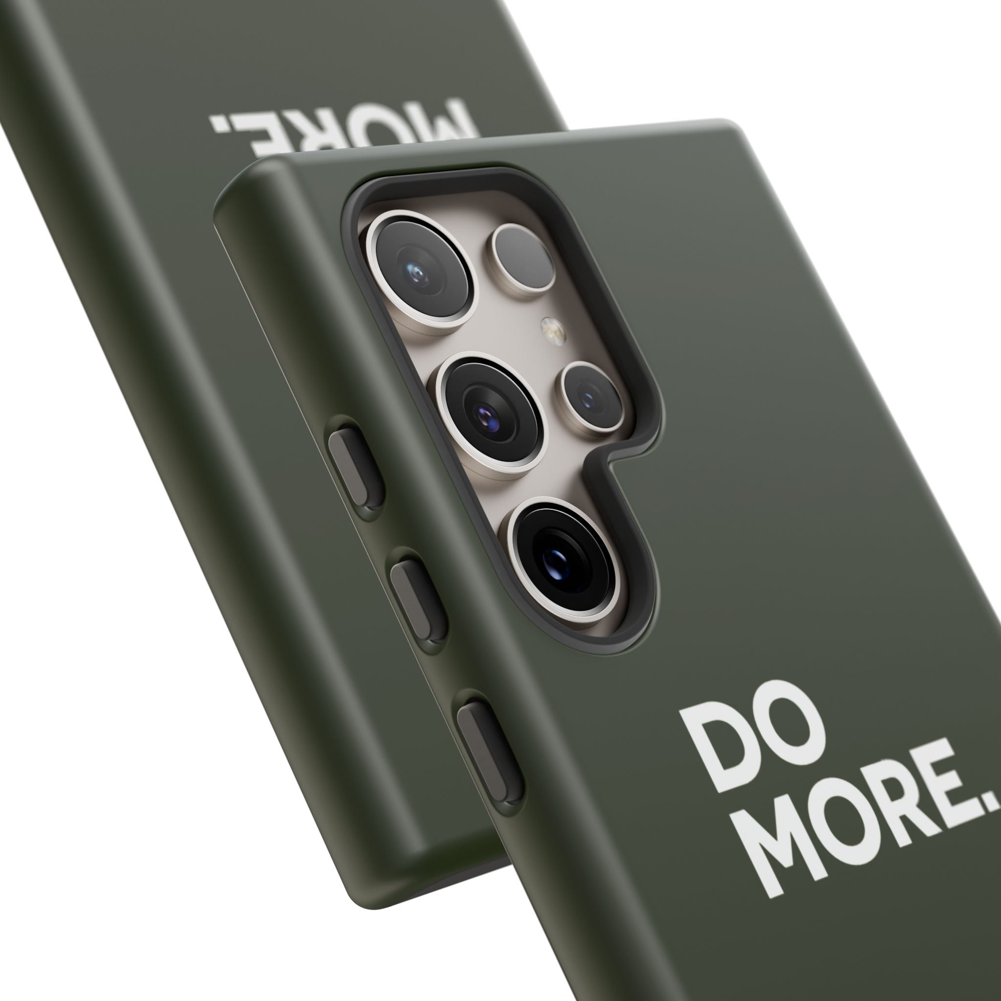 Olive Green Do More Tough Phone Case for iPhone, Galaxy, or Google Pixel