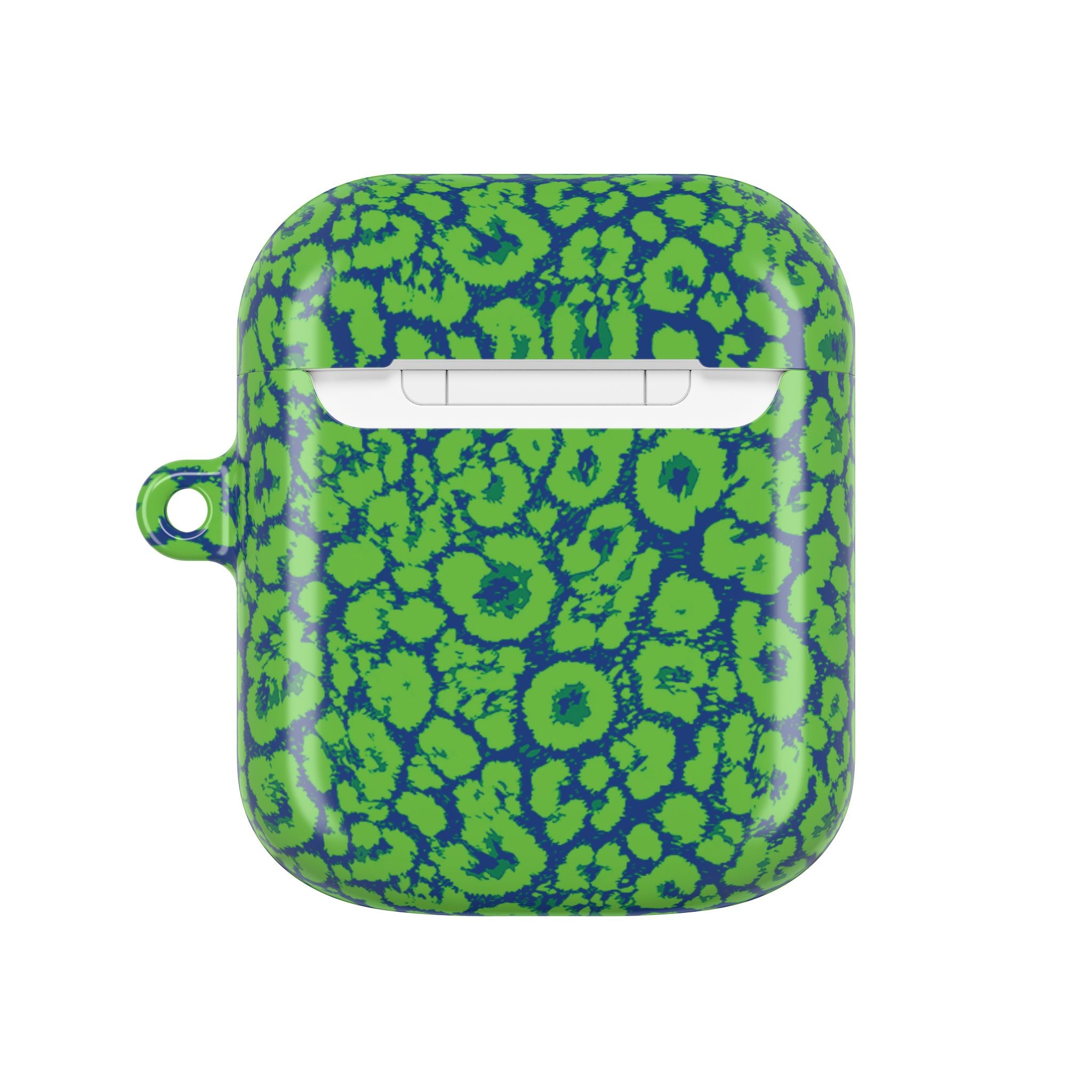 Blue and Green Leopard AirPod Cases