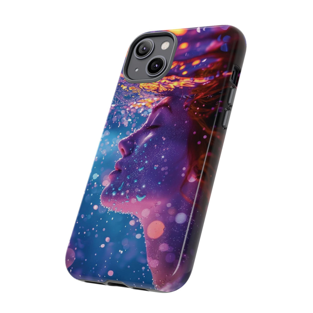 Meditating Underwater Tough Phone Case for iPhone, Galaxy, or Google Pixel