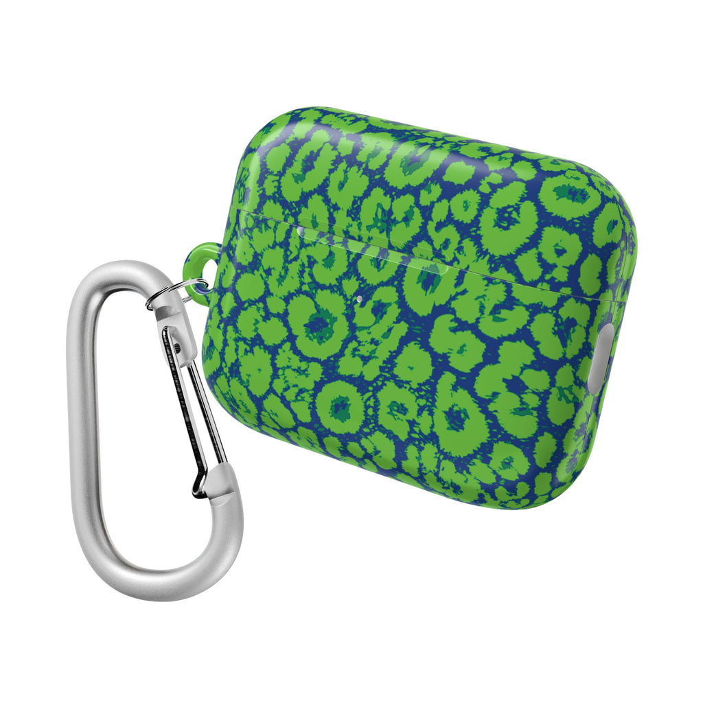 Blue and Green Leopard AirPod Cases