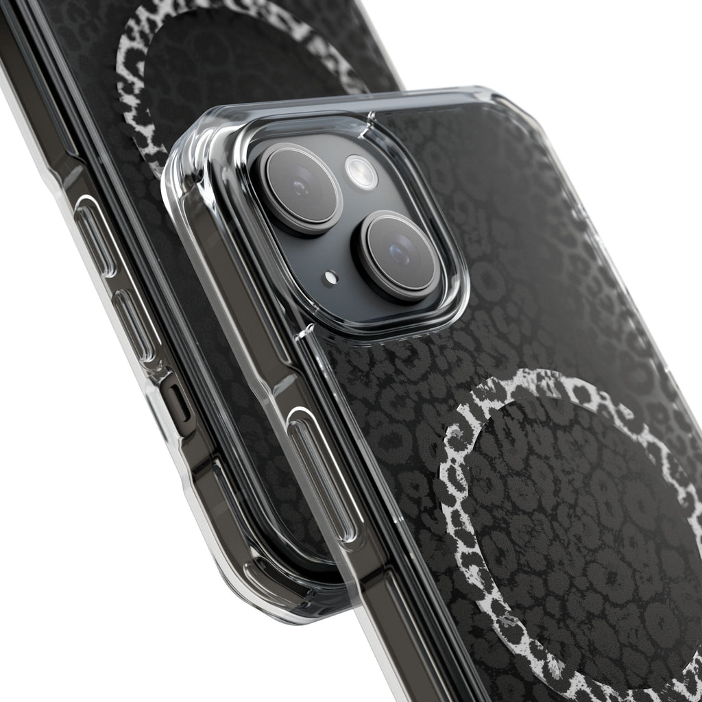 Leopard Magnetic iPhone 14, 15, 16 Series Clear Impact Cases