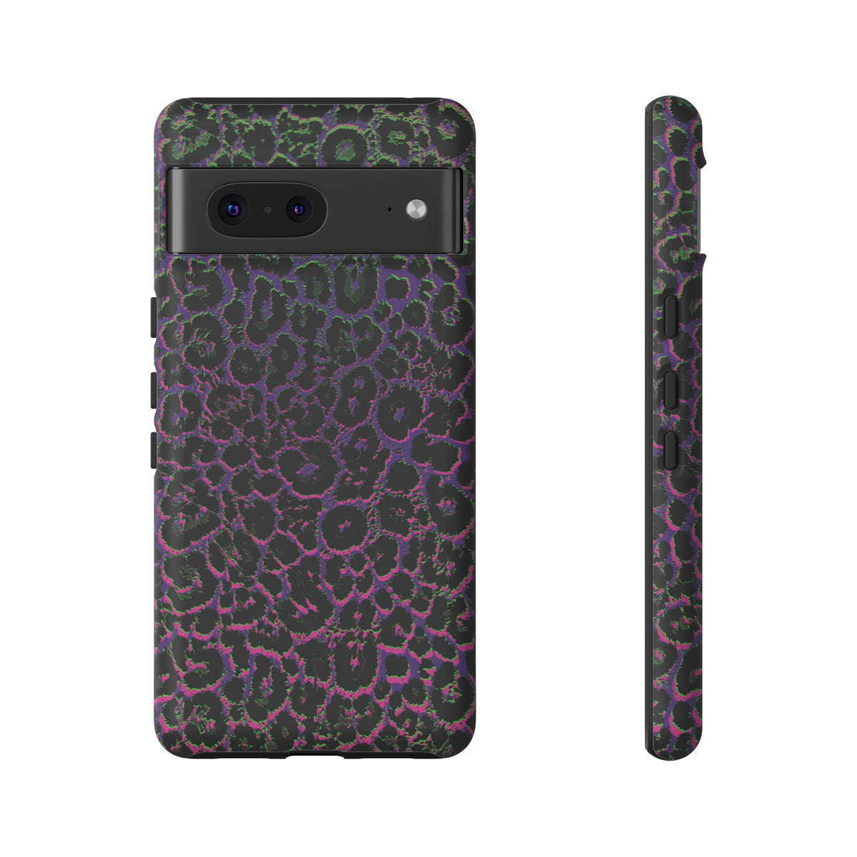 Colorful Leopard Tough Phone Case for iPhone, Galaxy, or Google Pixel