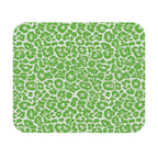 Neon Green Leopard Print Mouse Pad