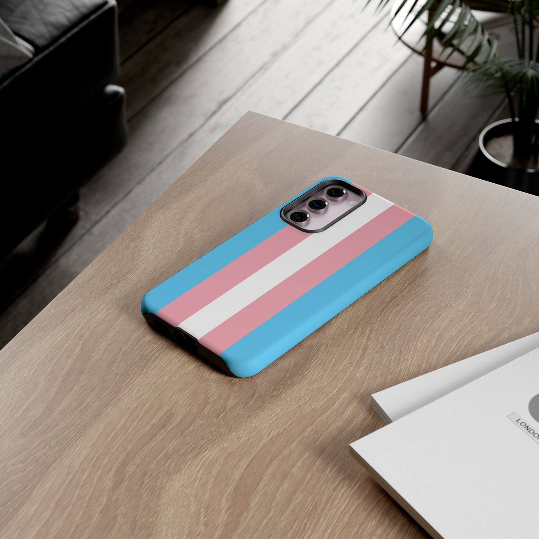 Trans Colors Tough Phone Case for iPhone, Galaxy, or Google Pixel