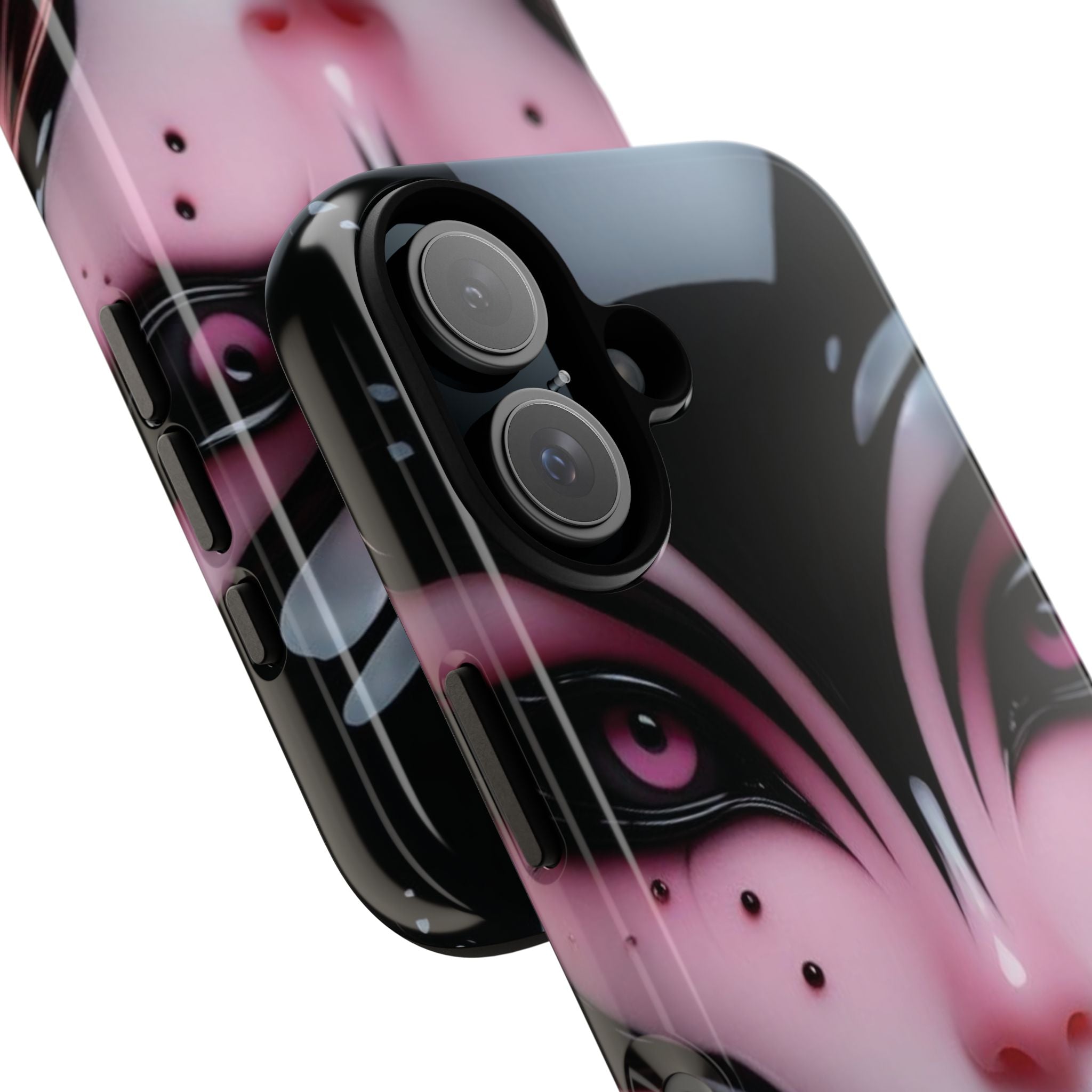 Pink Alien Tough Phone Case for iPhone, Galaxy, or Google Pixel
