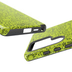 Neon Lime Wow Tough Case for iPhone, Galaxy, or Google Pixel