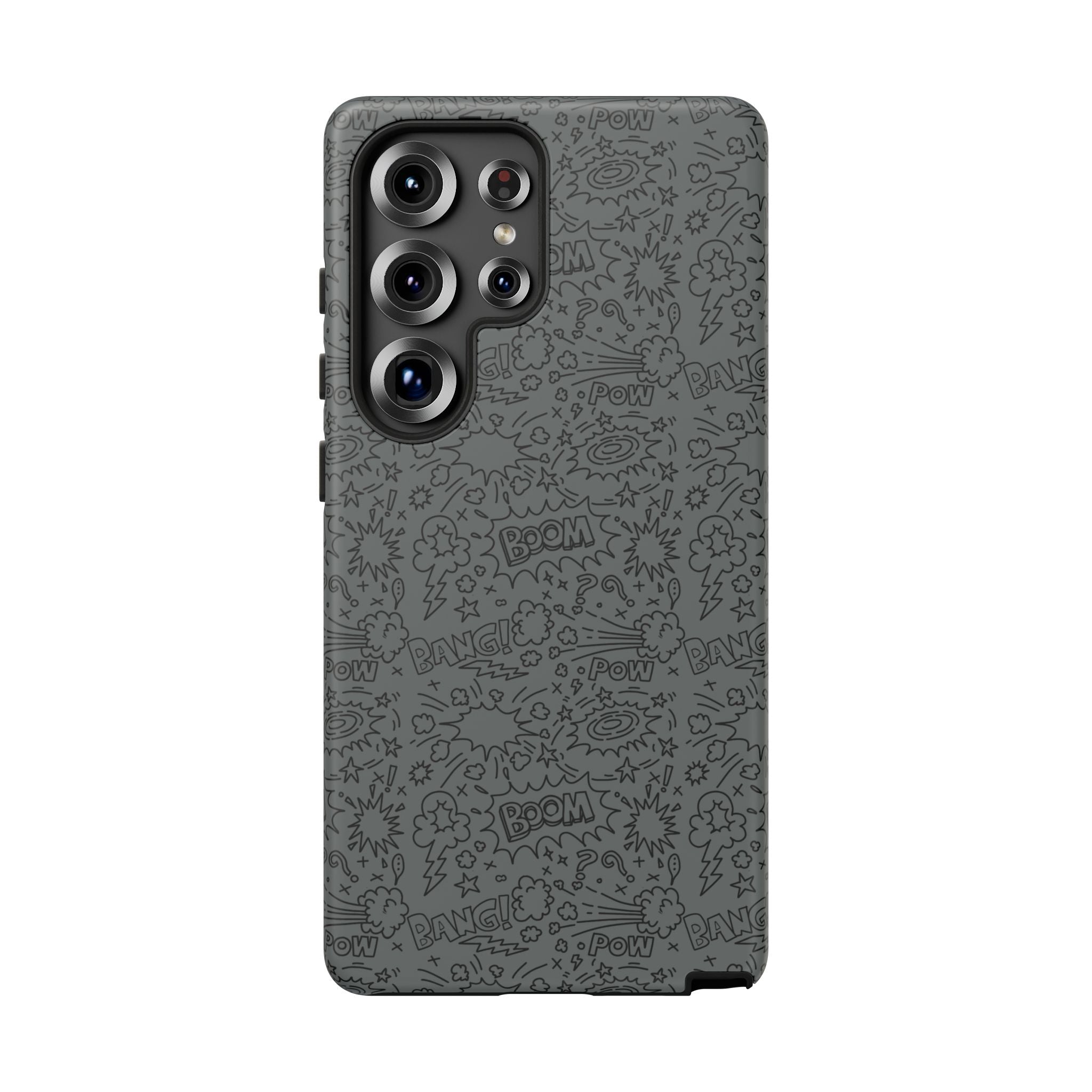 POW BOOM Comics style Tough Phone Case for iPhone, Galaxy, or Google Pixel