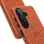 Wow Orange Tough Case for iPhone, Galaxy, or Google Pixel