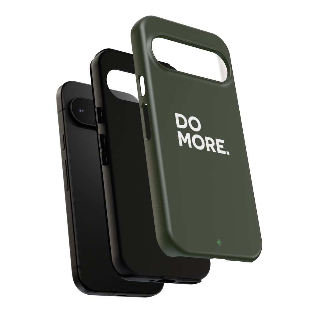 Olive Green Do More Tough Phone Case for iPhone, Galaxy, or Google Pixel