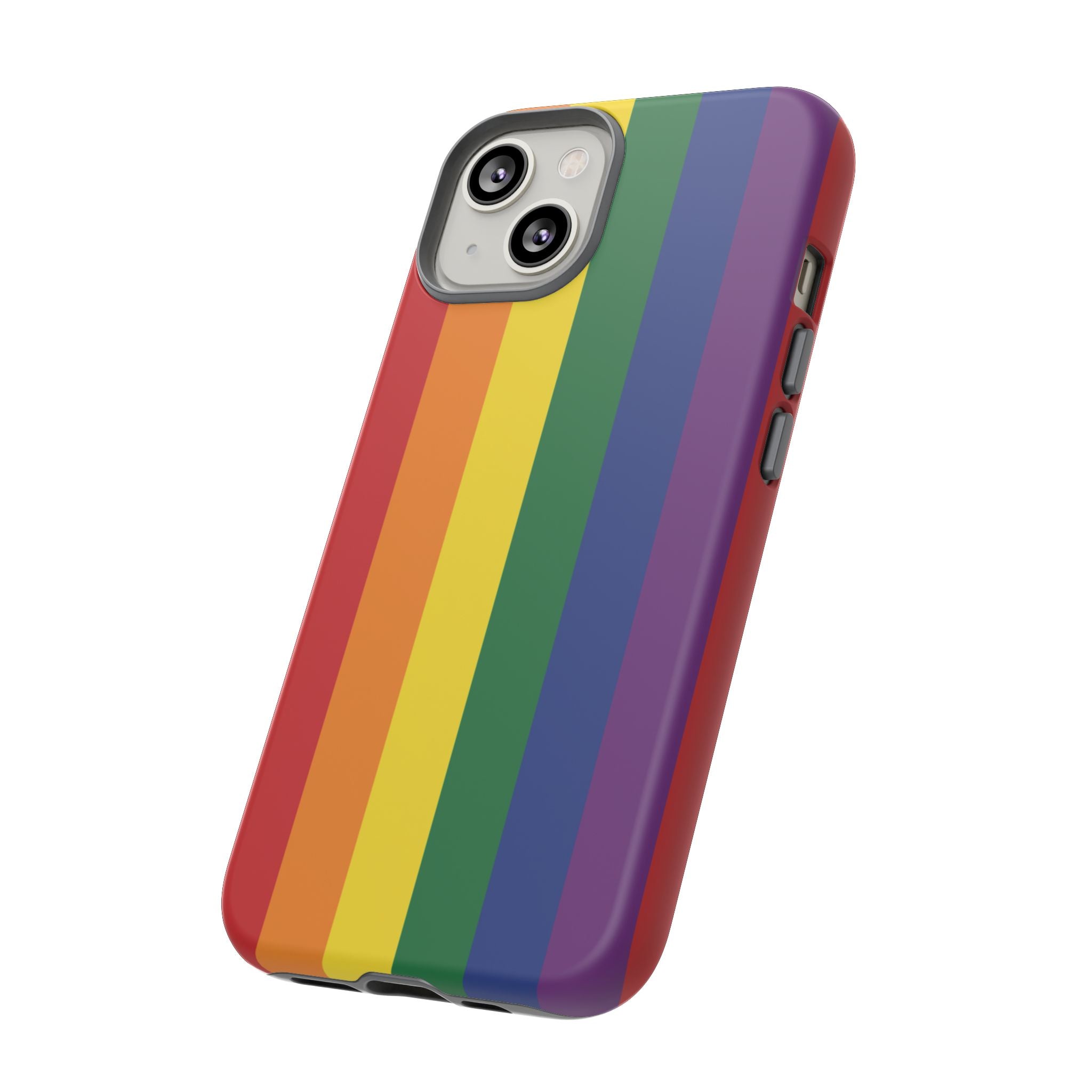 LGBTQ Rainbow Flag Tough Phone Case for iPhone, Galaxy, or Google Pixel