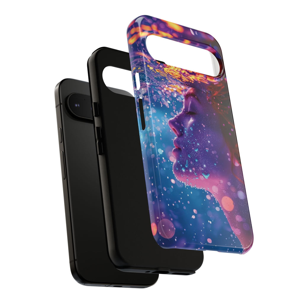 Meditating Underwater Tough Phone Case for iPhone, Galaxy, or Google Pixel