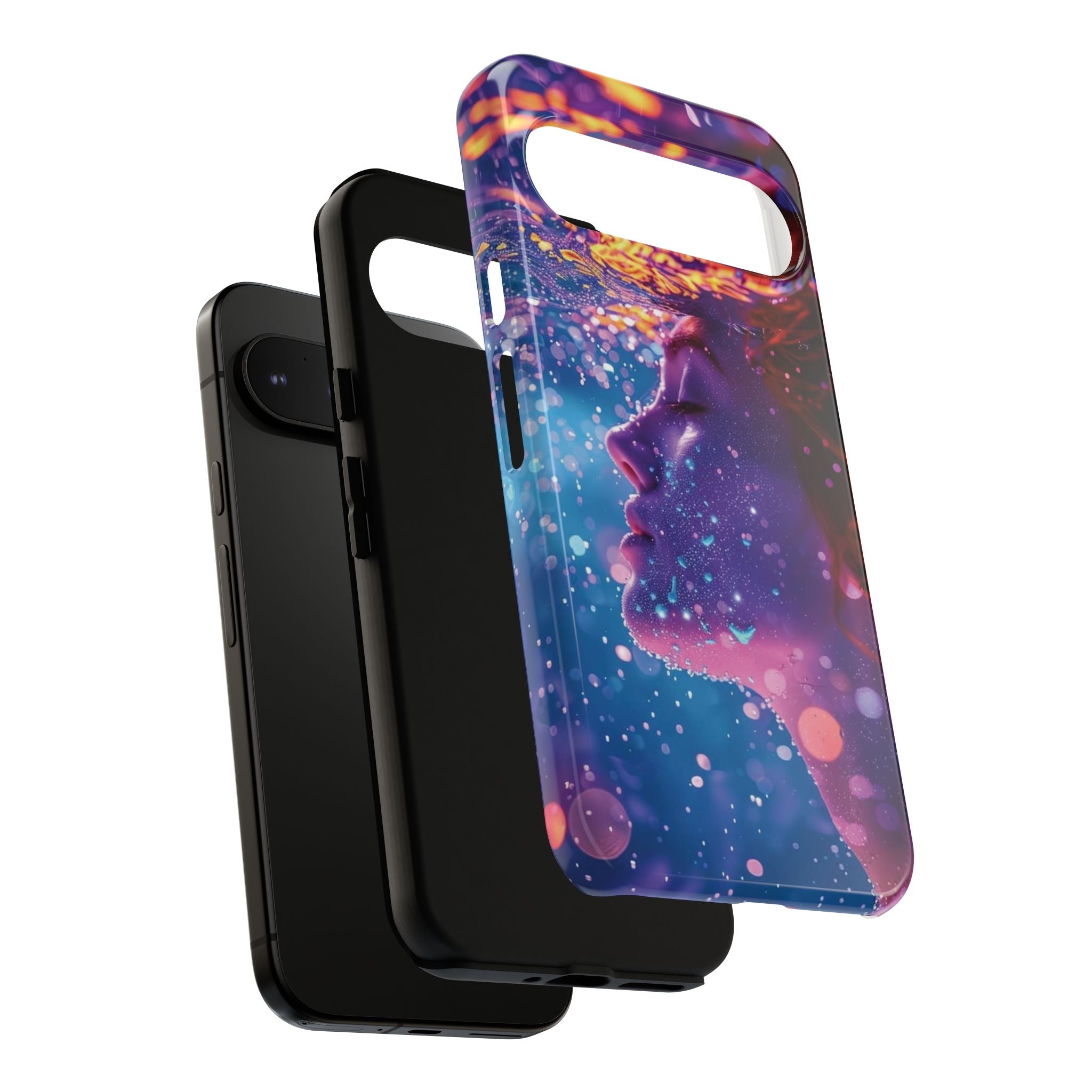 Meditating Underwater Tough Phone Case for iPhone, Galaxy, or Google Pixel