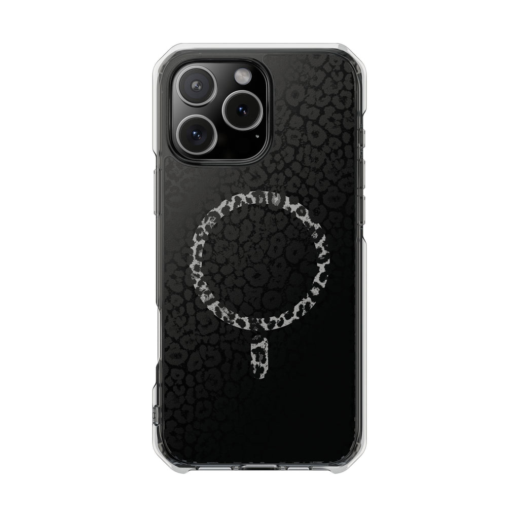 Leopard Magnetic iPhone 14, 15, 16 Series Clear Impact Cases