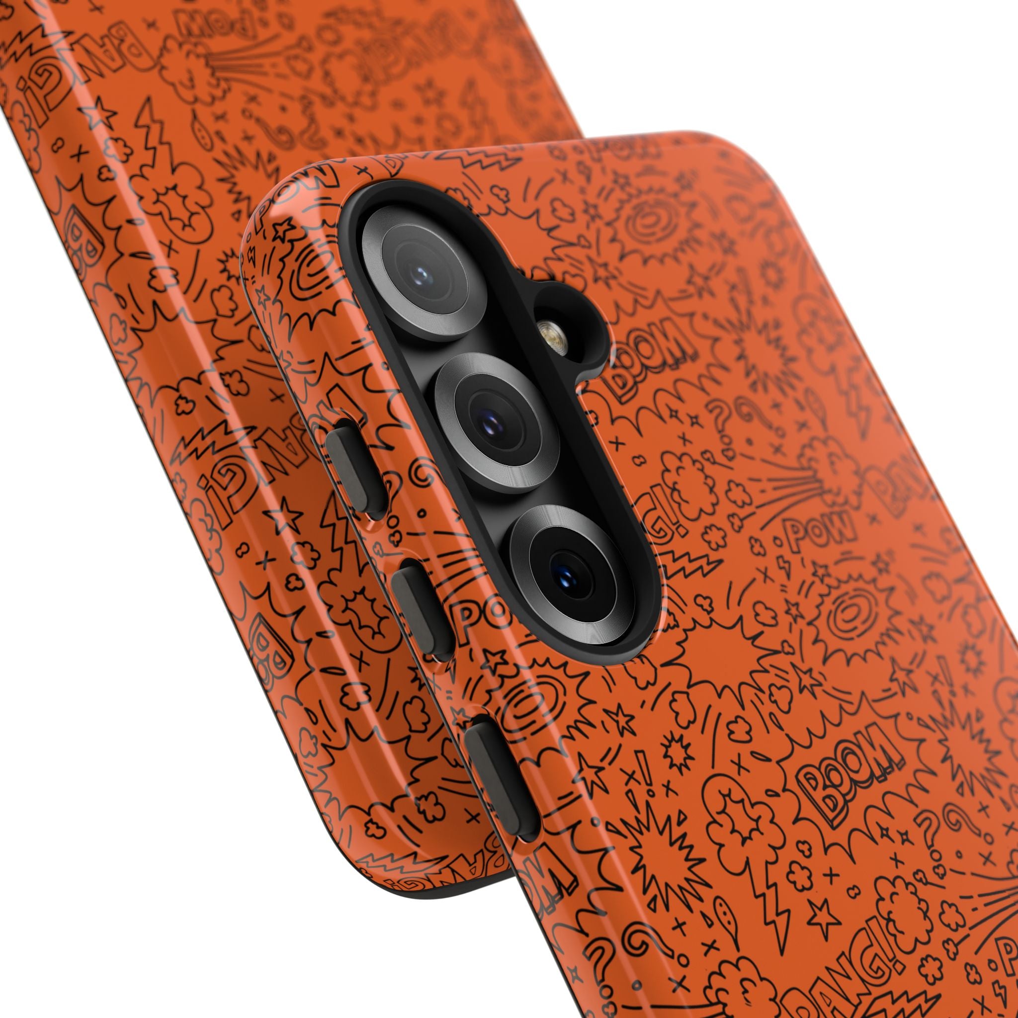 Wow Orange Tough Case for iPhone, Galaxy, or Google Pixel