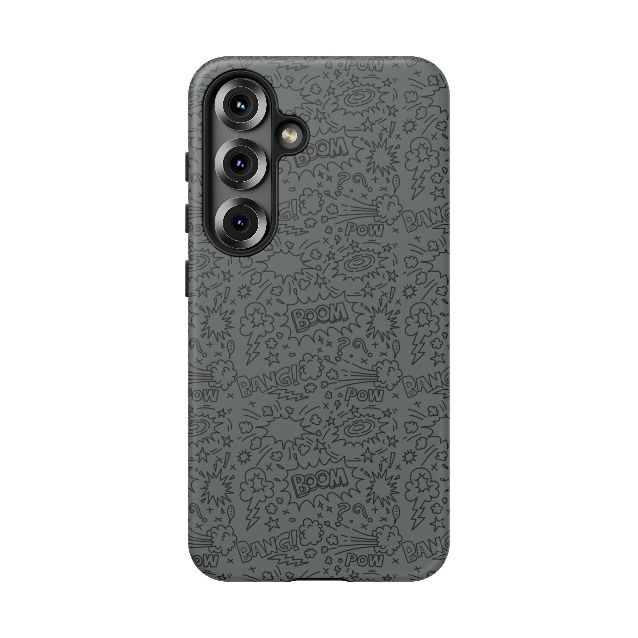 POW BOOM Comics style Tough Phone Case for iPhone, Galaxy, or Google Pixel