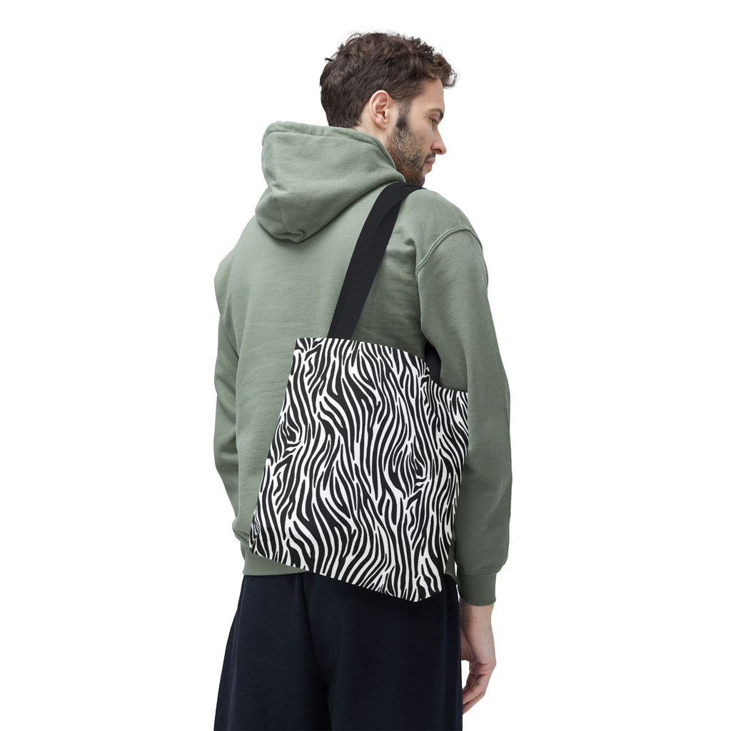 Zebra Print Tote Bags