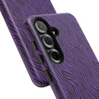 Purple Zebra Tough Phone Case for iPhone, Galaxy, or Google Pixel