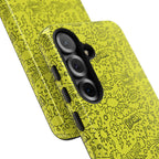 Neon Yellow Wow RG Tough Phone Case for iPhone, Galaxy, or Google Pixel
