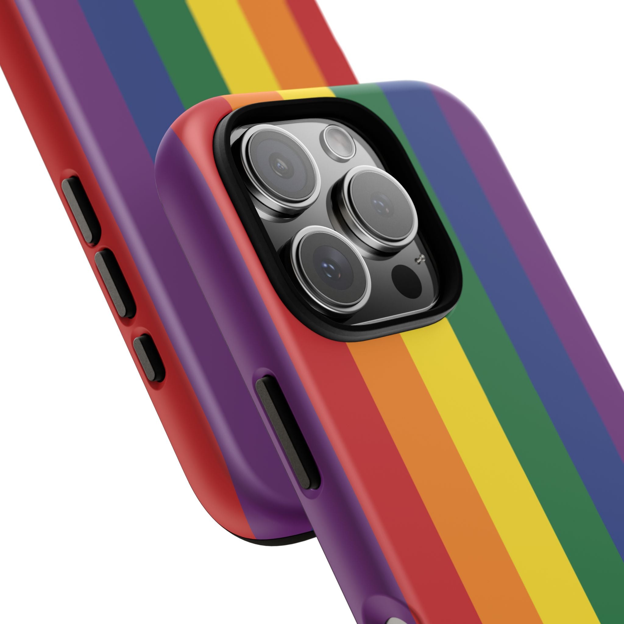LGBTQ Rainbow Flag Tough Phone Case for iPhone, Galaxy, or Google Pixel