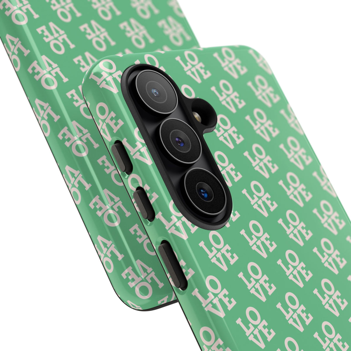 LOVE Aqua Tough Phone Case for iPhone, Galaxy, or Google Pixel