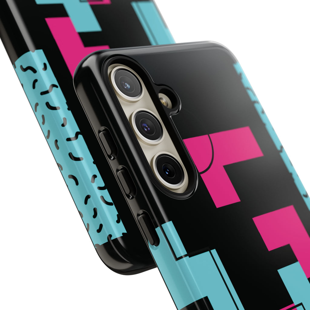 Retro Blocks LOVE Tough Case for iPhone, Galaxy or Google Pixel