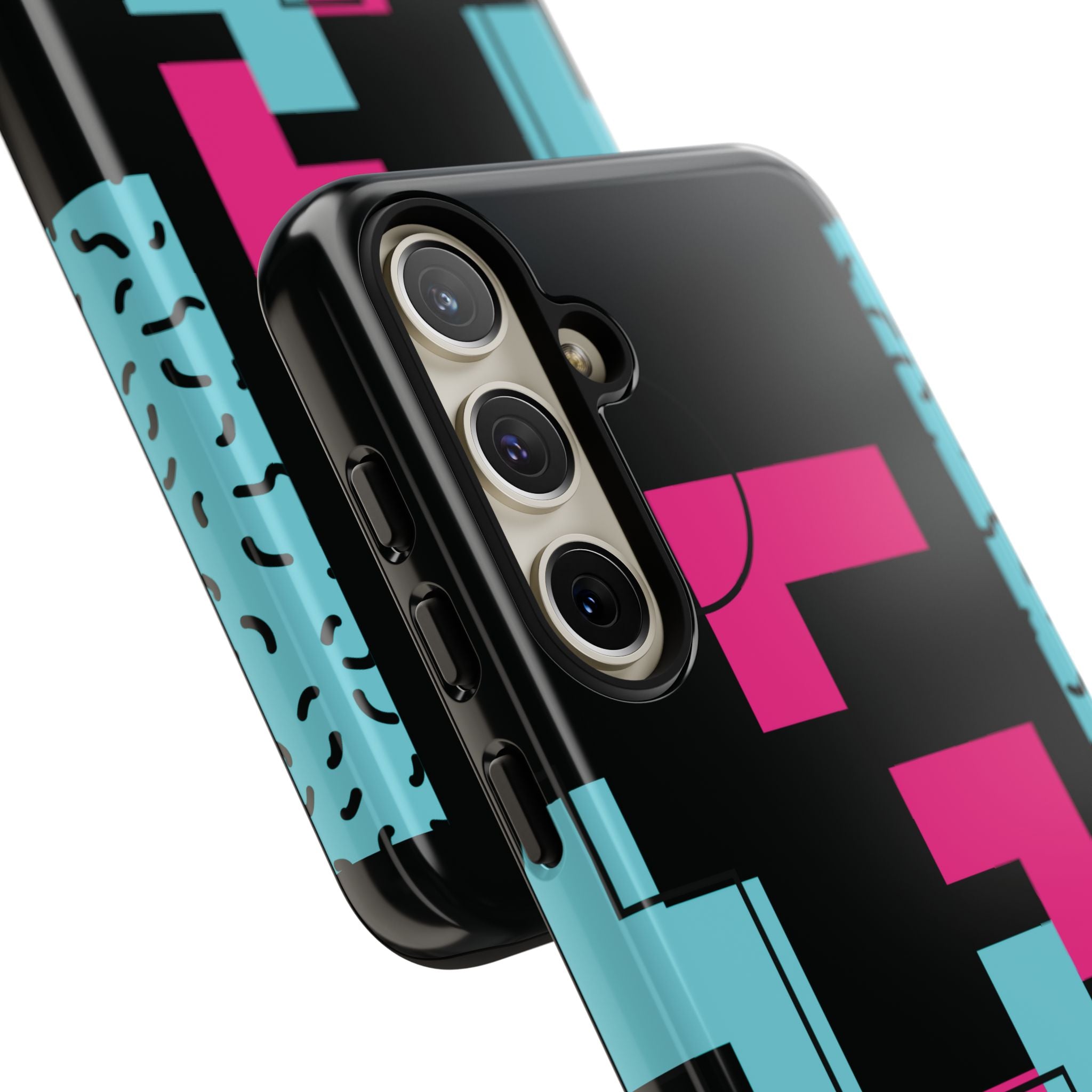Retro Blocks LOVE Tough Case for iPhone, Galaxy or Google Pixel
