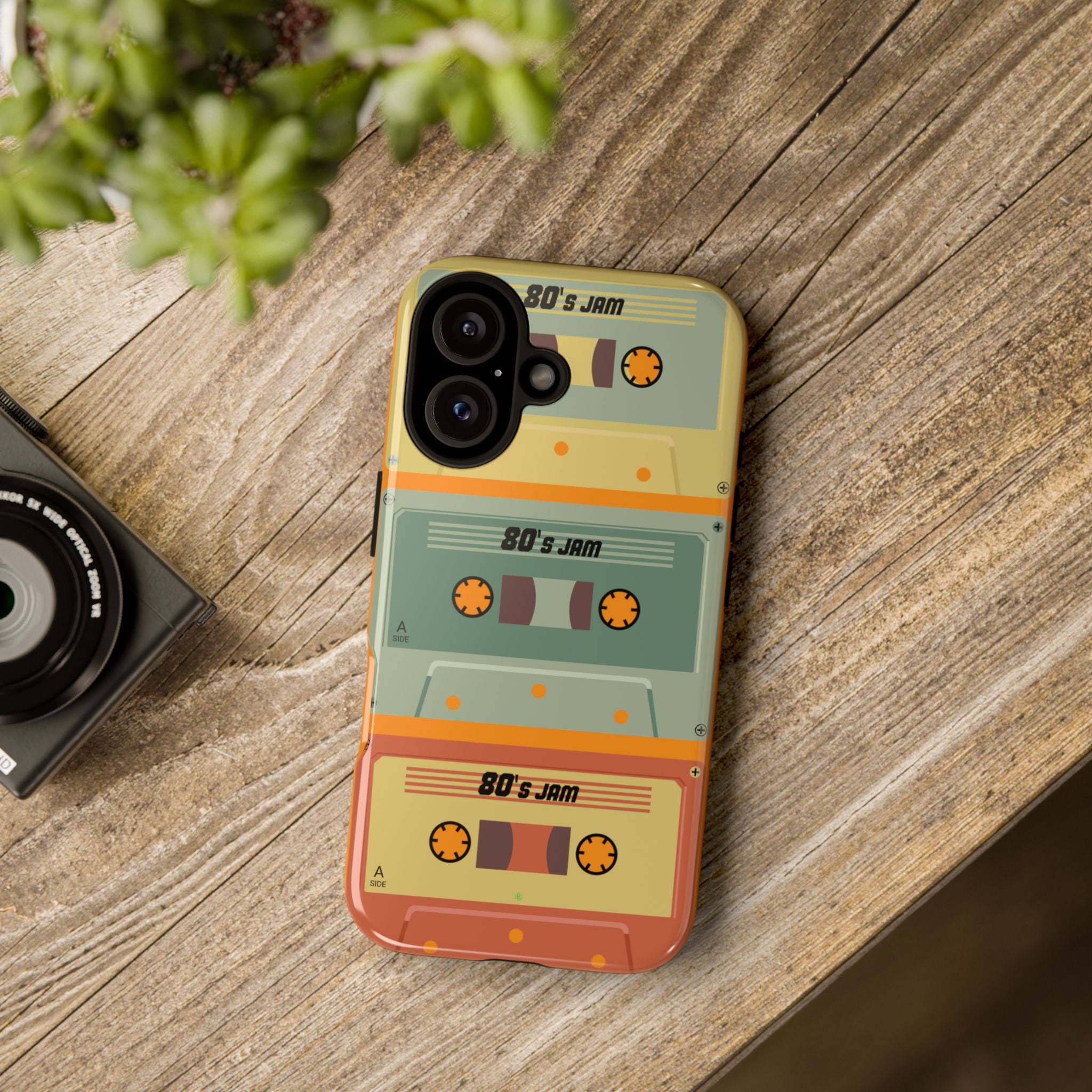 Retro 80's Jam RG Tough Phone Case for iPhone, Galaxy, or Google PIXEL