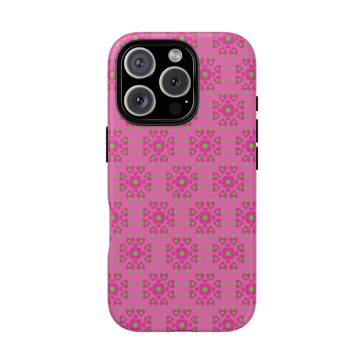 Floresta Heart Pink Tough Phone Case iPhone, Galaxy, or Google Pixel