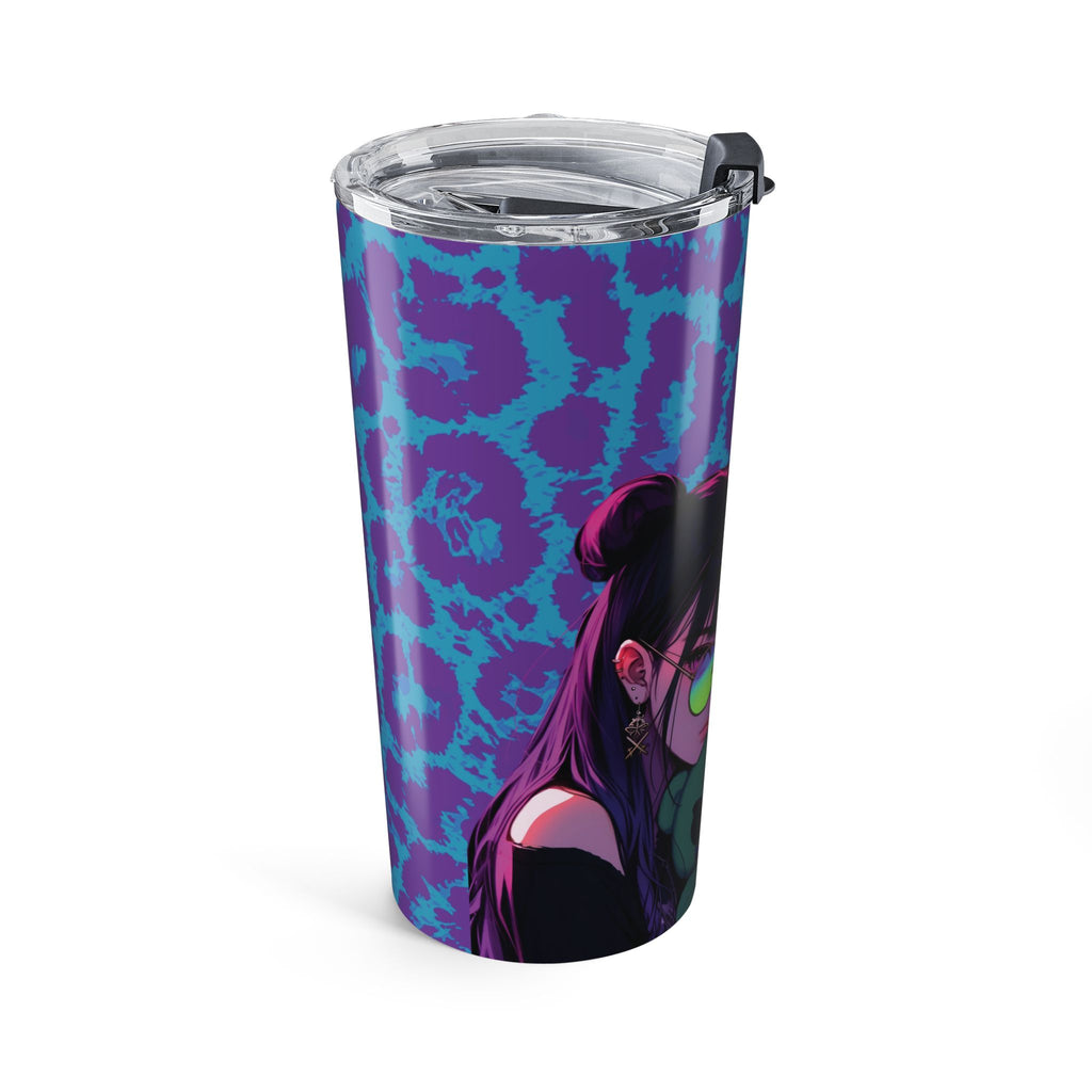 Purple Turquoise Leopard Kz Tumbler 20oz