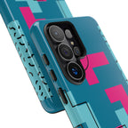 LOVE Teal Green Tough Phone Case for iPhone, Galaxy, or Google Pixel