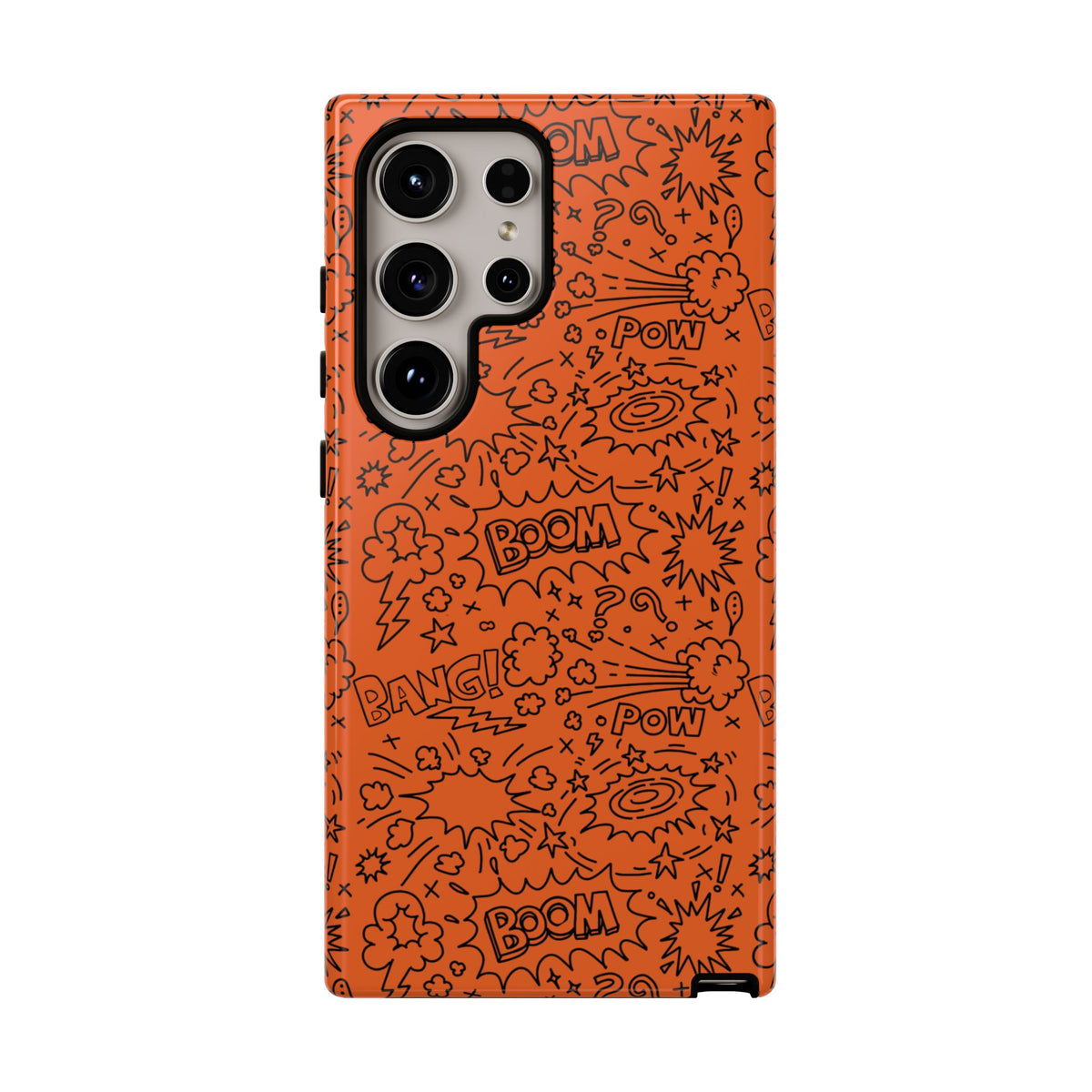 Wow Orange Tough Case for iPhone, Galaxy, or Google Pixel