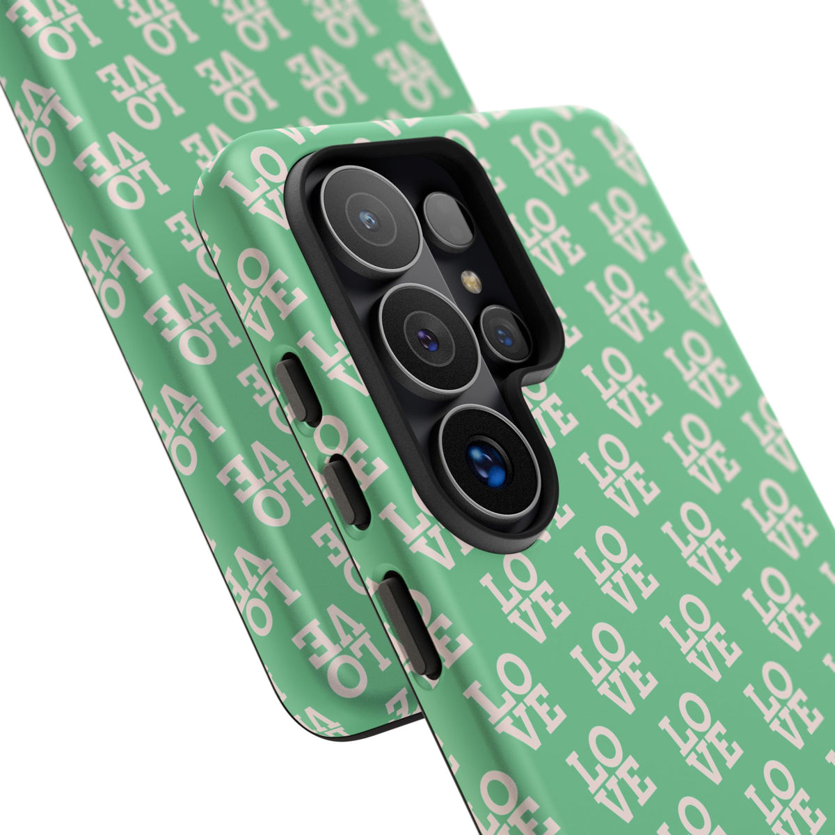 LOVE Aqua Tough Phone Case for iPhone, Galaxy, or Google Pixel