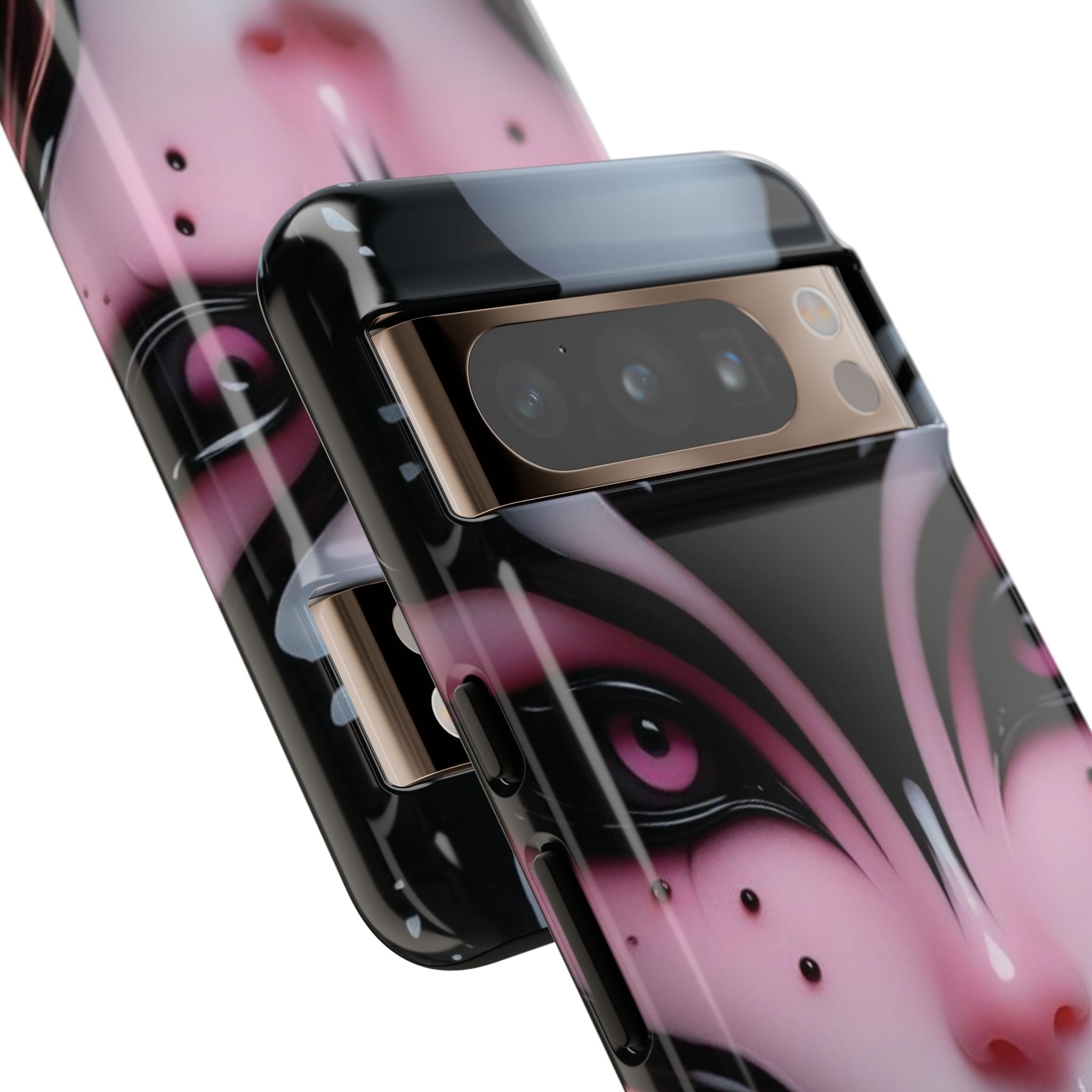 Pink Alien Tough Phone Case for iPhone, Galaxy, or Google Pixel
