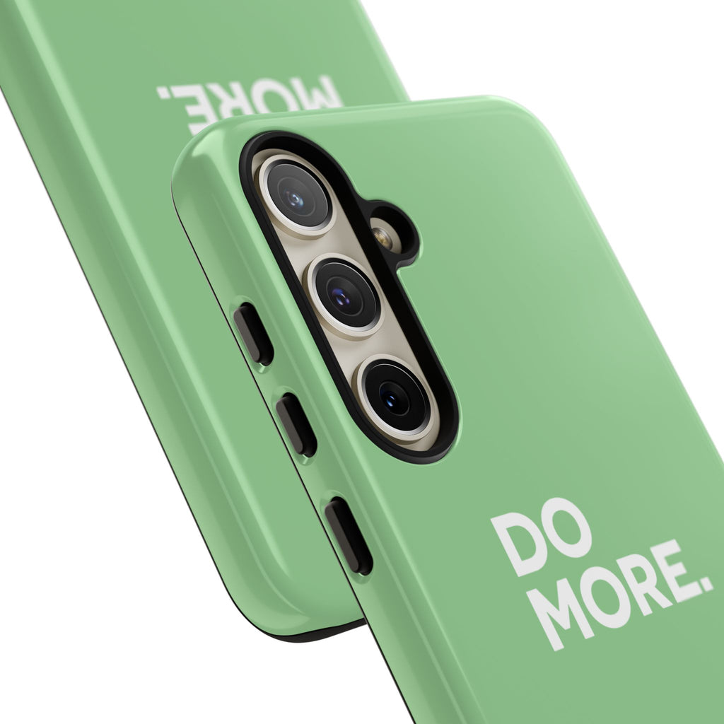 Do More Mint Green Tough Phone Case for iPhone, Galaxy,or Google Pixel