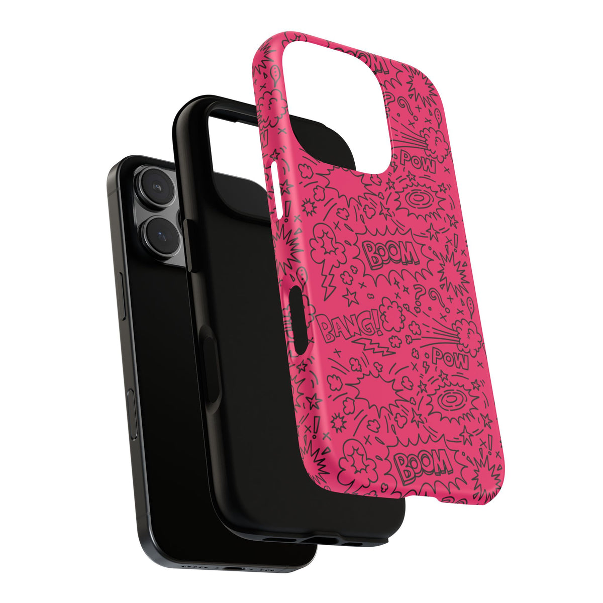 Boom Wow Tough Case for iPhone, Galaxy, or Google Pixel