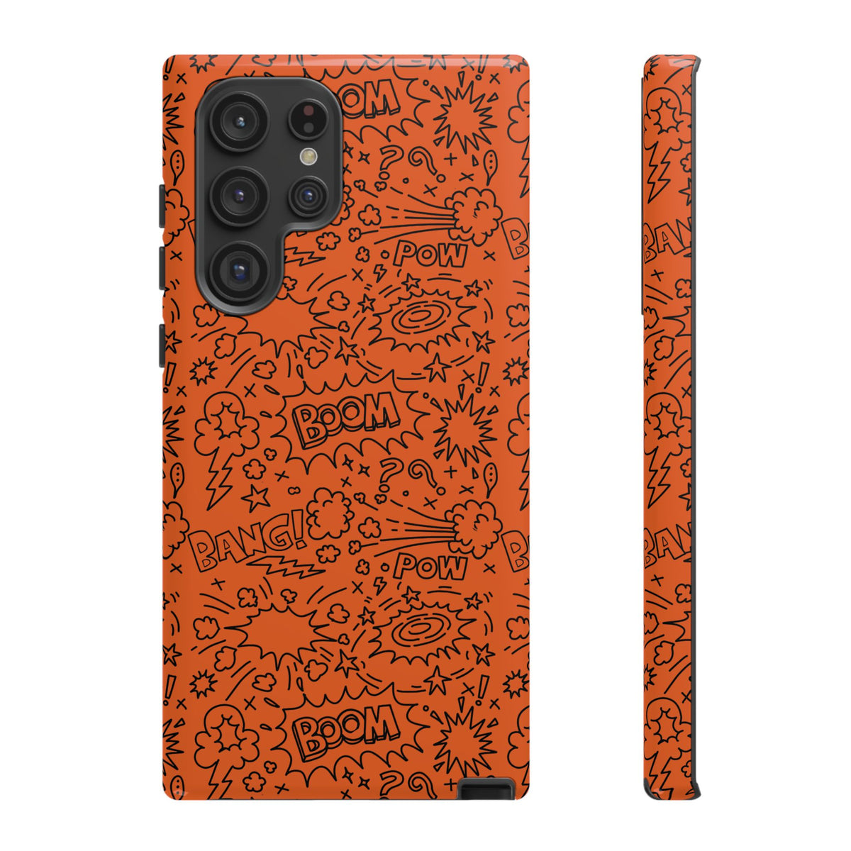 Wow Orange Tough Case for iPhone, Galaxy, or Google Pixel