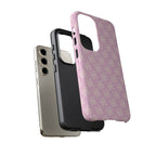 Pink 'LOVE' Pattern Tough Phone Case