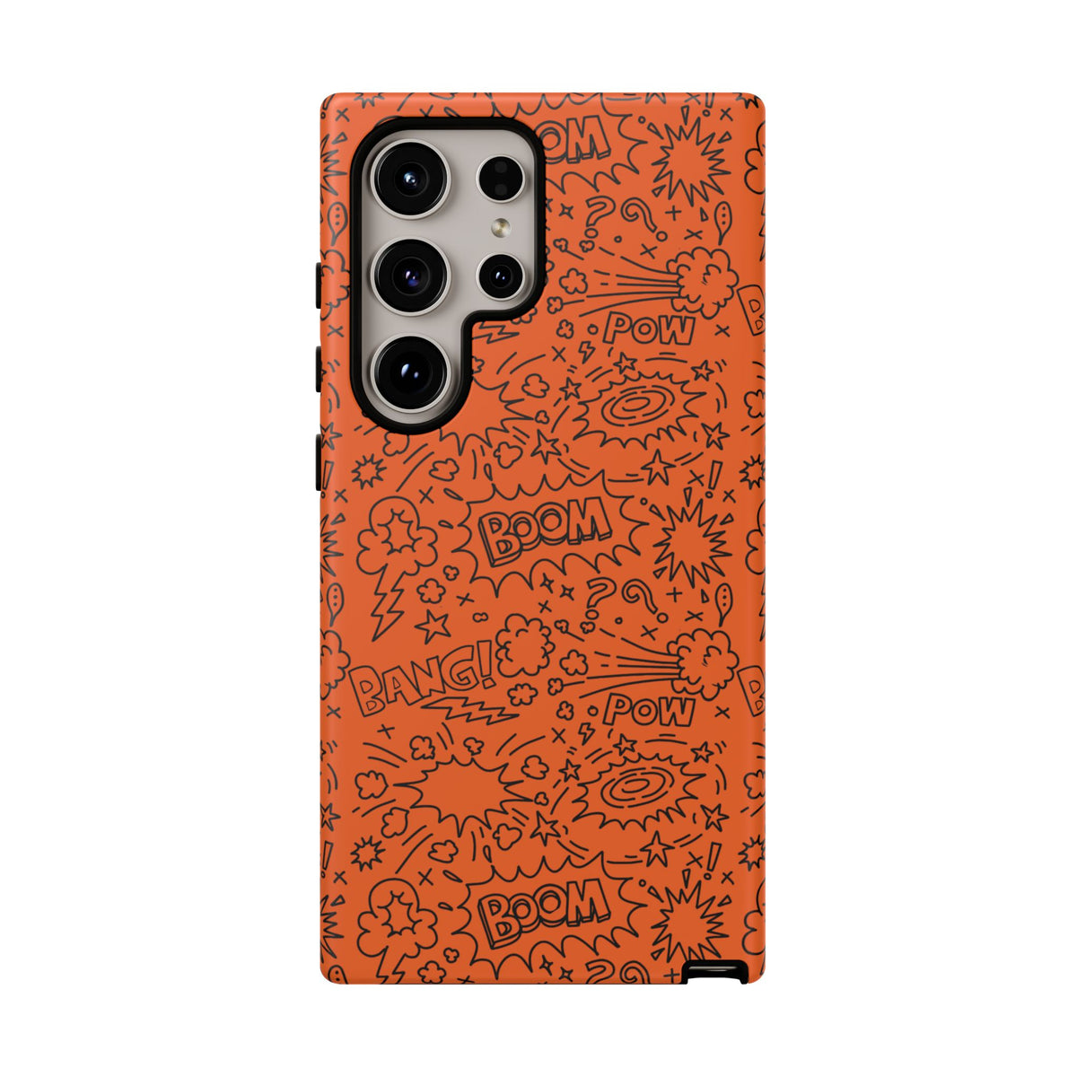 Wow Orange Tough Case for iPhone, Galaxy, or Google Pixel