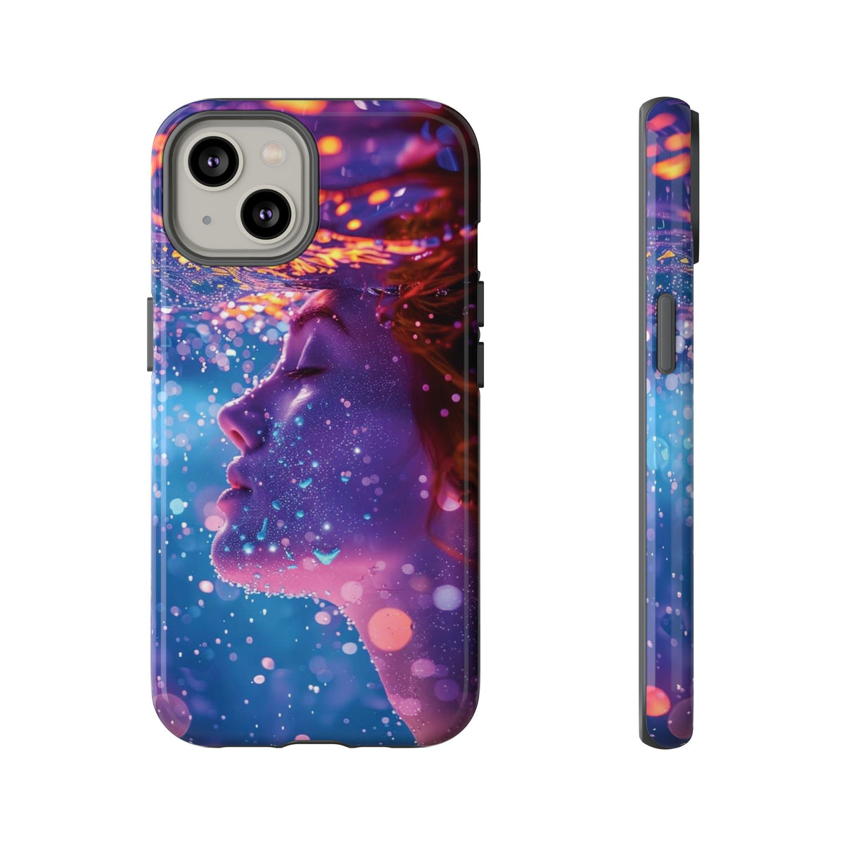 Meditating Underwater Tough Phone Case for iPhone, Galaxy, or Google Pixel