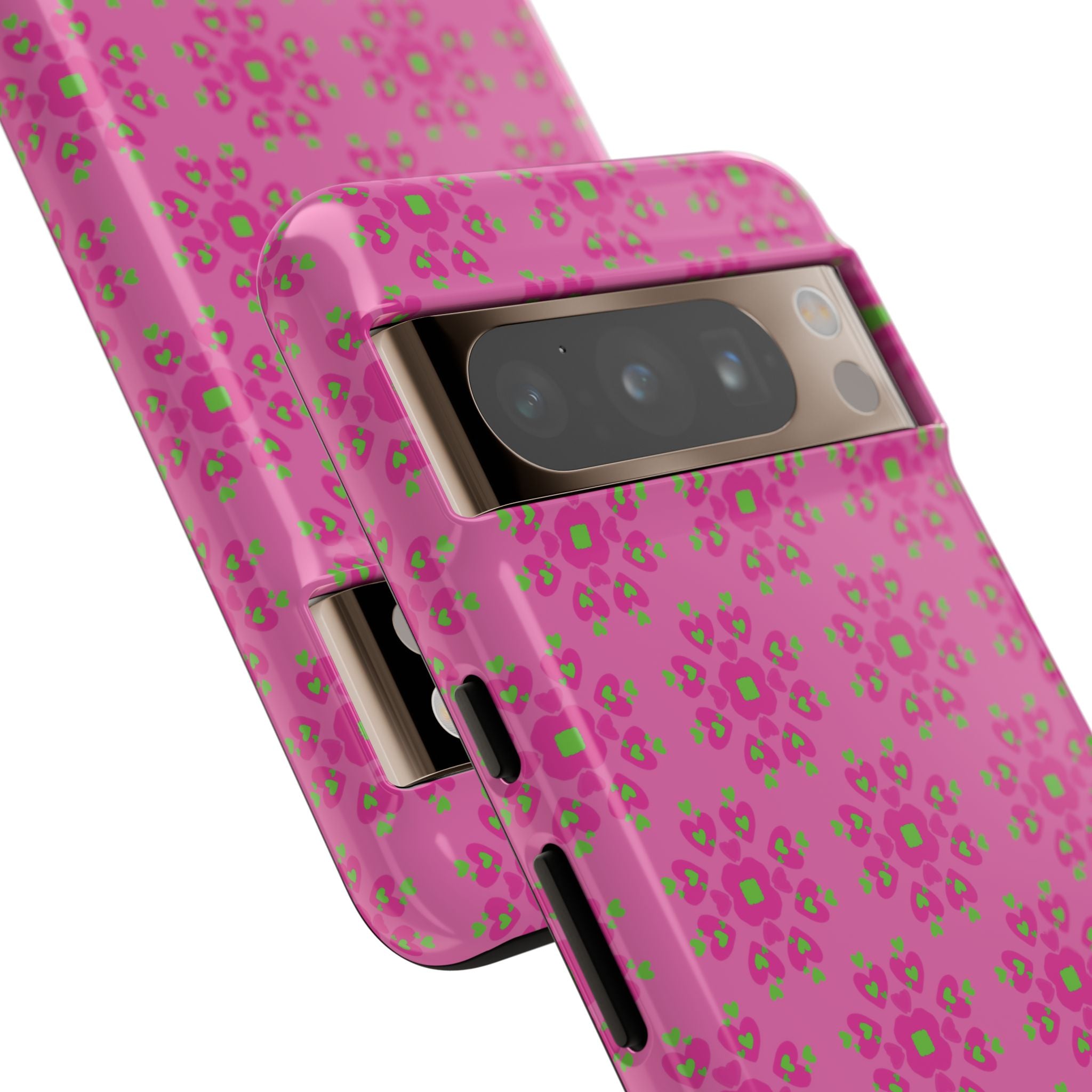 Floresta Heart Pink Tough Phone Case iPhone, Galaxy, or Google Pixel