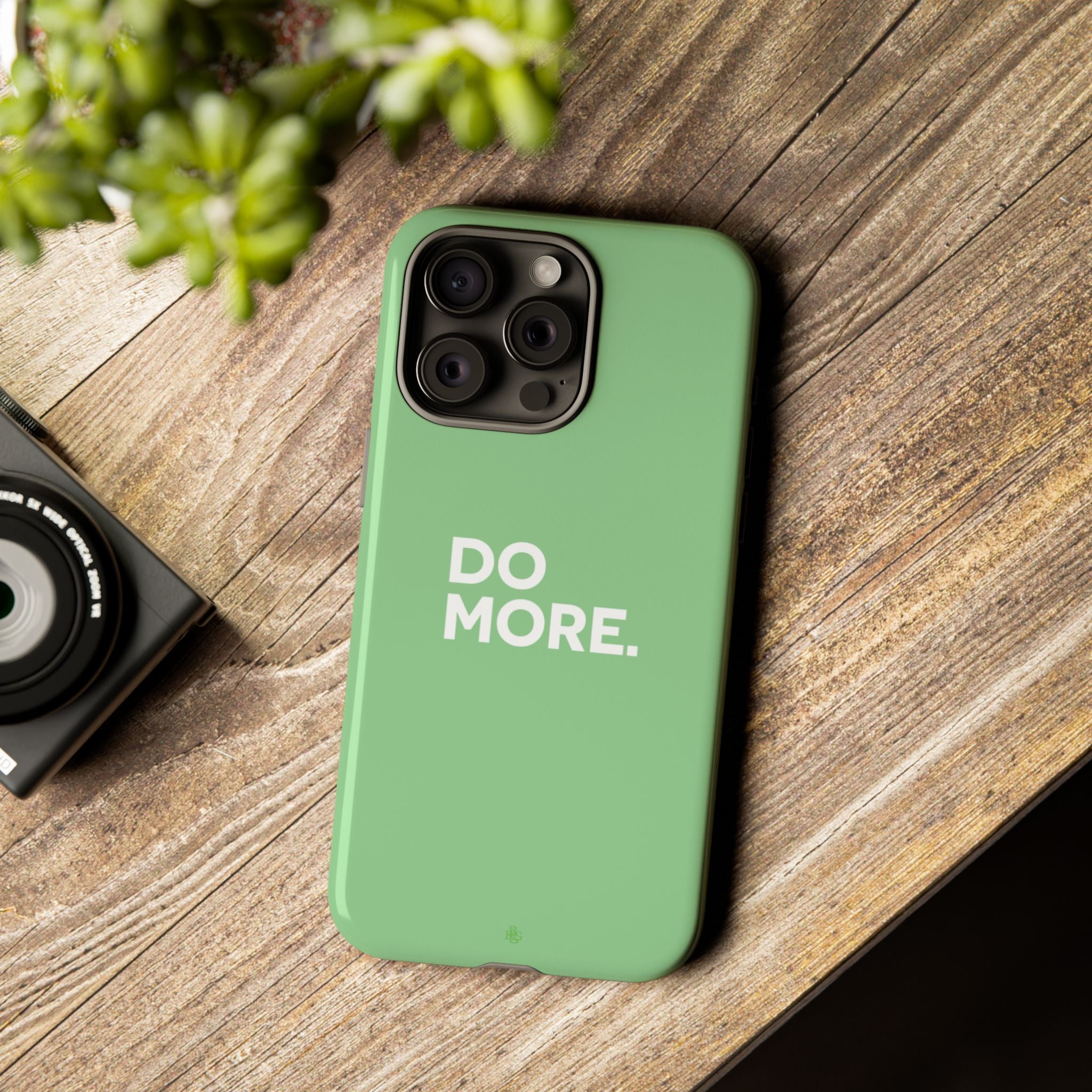 Do More Mint Green Tough Phone Case for iPhone, Galaxy,or Google Pixel
