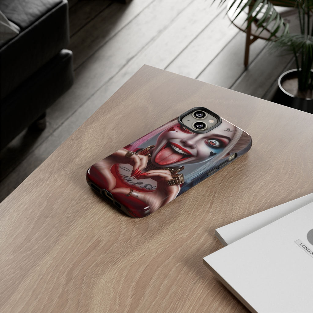 Harley Quinn Tough Phone Case for iPhone, Galaxy, or Google Pixel