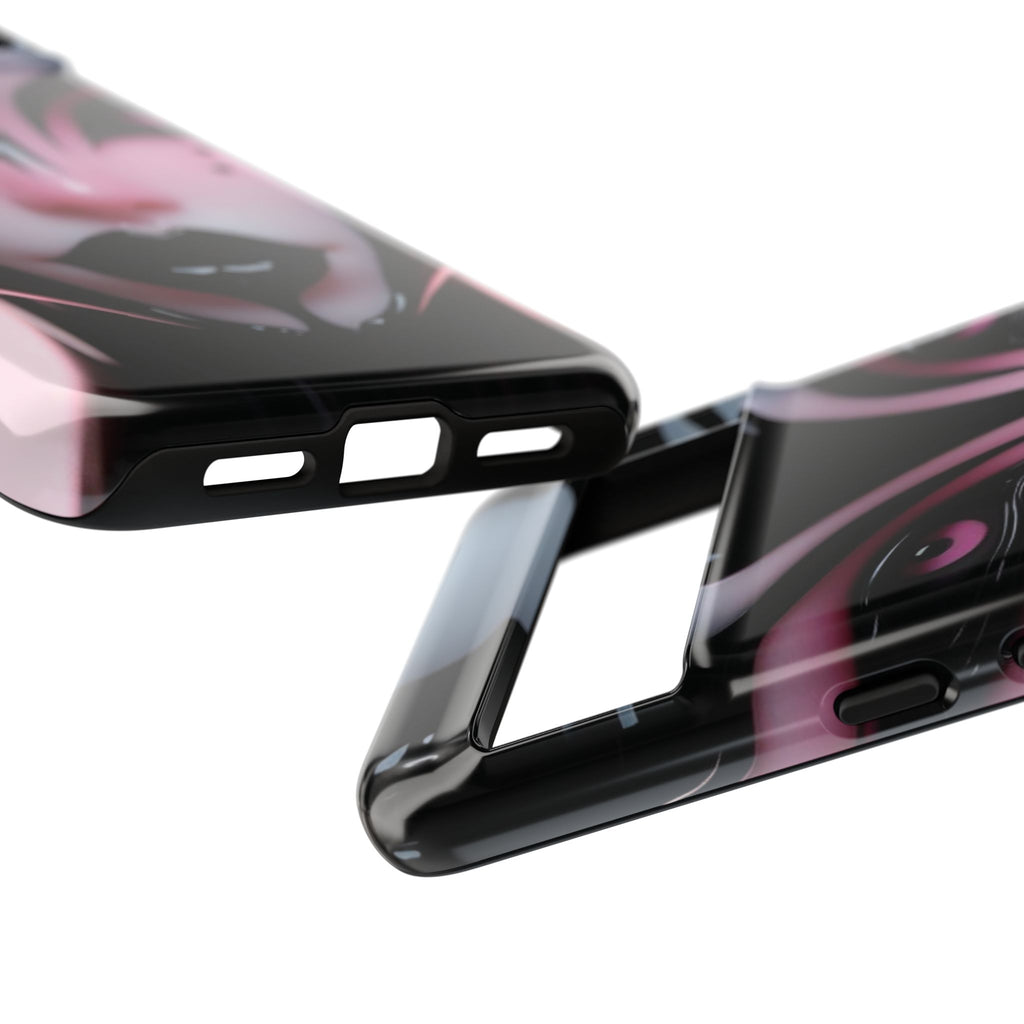 Pink Alien Tough Phone Case for iPhone, Galaxy, or Google Pixel